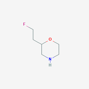molecular formula C6H12FNO B2447115 2-(2-Fluoroethyl)morpholine CAS No. 1427499-53-3