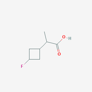 2-(3-Fluorocyclobutyl)propanoic acid