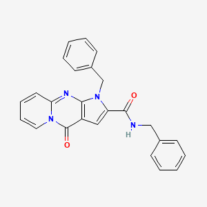 N,1-dibenzyl-4-oxo-1,4-dihydropyrido[1,2-a]pyrrolo[2,3-d]pyrimidine-2-carboxamide