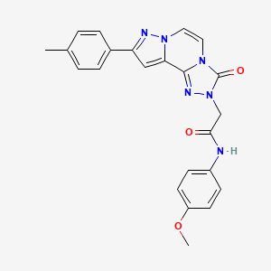 molecular formula C23H20N6O3 B2447167 Chembl4564725 CAS No. 1358810-15-7
