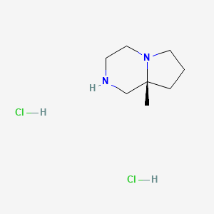 (8aR)-8a-methyl-octahydropyrrolo[1,2-a]pyrazine dihydrochloride