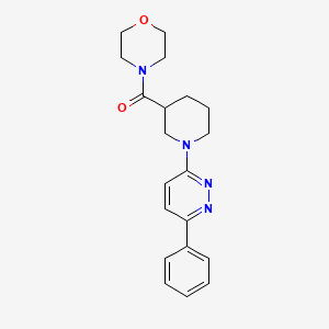 molecular formula C20H24N4O2 B2447205 Morpholino(1-(6-phenylpyridazin-3-yl)piperidin-3-yl)methanone CAS No. 1105212-50-7
