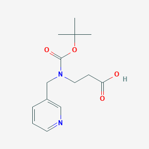 3-{[(Tert-butoxy)carbonyl][(pyridin-3-yl)methyl]amino}propanoic acid