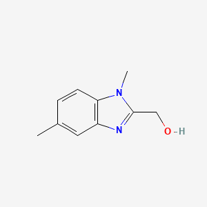 molecular formula C10H12N2O B2447259 (1,5-dimethyl-1H-benzimidazol-2-yl)methanol CAS No. 68426-72-2