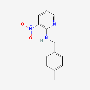 molecular formula C13H13N3O2 B2447306 N-[(4-methylphenyl)methyl]-3-nitropyridin-2-amine CAS No. 99944-05-5