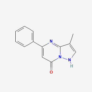 molecular formula C13H11N3O B2447308 3-Methyl-5-phenyl-1H-pyrazolo[1,5-a]pyrimidin-7-one CAS No. 1918008-18-0