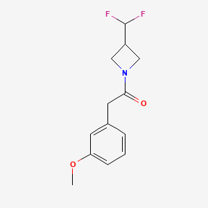 1-(3-(Difluoromethyl)azetidin-1-yl)-2-(3-methoxyphenyl)ethanone
