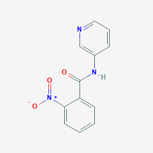 molecular formula C12H9N3O3 B2447327 2-nitro-N-pyridin-3-ylbenzamide CAS No. 175653-46-0