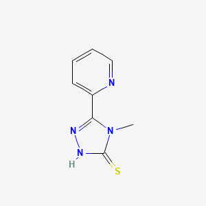 4-methyl-5-pyridin-2-yl-4H-1,2,4-triazole-3-thiol