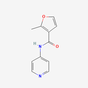 molecular formula C11H10N2O2 B2447341 2-methyl-N-(pyridin-4-yl)furan-3-carboxamide CAS No. 35498-44-3
