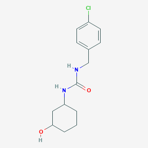molecular formula C14H19ClN2O2 B2447344 1-(4-Chlorobenzyl)-3-(3-hydroxycyclohexyl)urea CAS No. 1396710-79-4