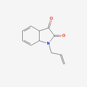molecular formula C11H11NO2 B2447355 1-Allyl-1H-indole-2,3(3aH,7aH)-dione CAS No. 374598-03-5