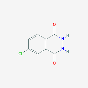 molecular formula C8H5ClN2O2 B2447555 1,4-Phthalazinedione, 6-chloro-2,3-dihydro- CAS No. 3682-29-9