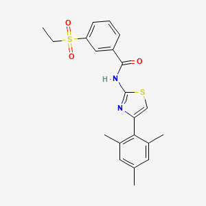 3-(ethylsulfonyl)-N-(4-mesitylthiazol-2-yl)benzamide