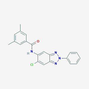 molecular formula C21H17ClN4O B244765 N-(6-chloro-2-phenyl-2H-benzotriazol-5-yl)-3,5-dimethylbenzamide 