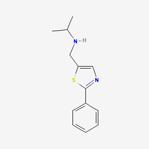 Isopropyl-(2-phenyl-thiazol-5-ylmethyl)-amine