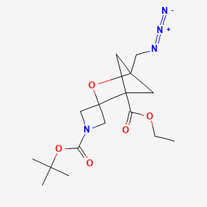 1-O'-Tert-butyl 4-O-ethyl 1-(azidomethyl)spiro[2-oxabicyclo[2.1.1]hexane-3,3'-azetidine]-1',4-dicarboxylate