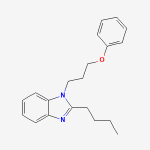 2-butyl-1-(3-phenoxypropyl)-1H-benzimidazole