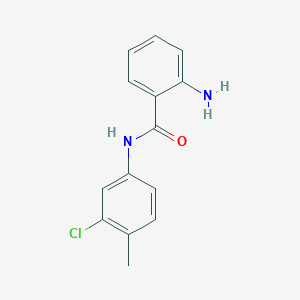 2-amino-N-(3-chloro-4-methylphenyl)benzamide