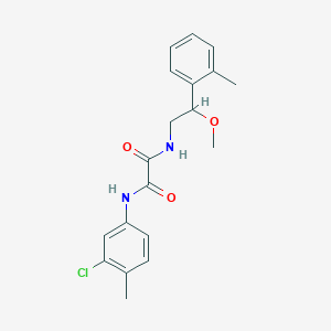 N1-(3-chloro-4-methylphenyl)-N2-(2-methoxy-2-(o-tolyl)ethyl)oxalamide