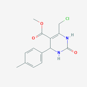 Methyl 6-(chloromethyl)-4-(4-methylphenyl)-2-oxo-1,2,3,4-tetrahydropyrimidine-5-carboxylate