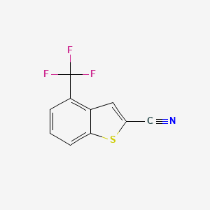 4-(Trifluoromethyl)benzothiophene-2-carbonitrile