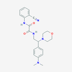 N1-(2-cyanophenyl)-N2-(2-(4-(dimethylamino)phenyl)-2-morpholinoethyl)oxalamide