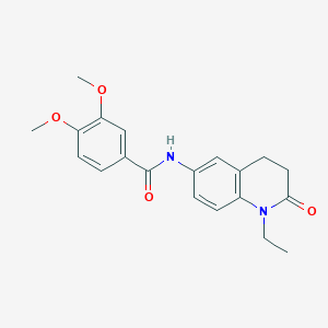N-(1-ethyl-2-oxo-1,2,3,4-tetrahydroquinolin-6-yl)-3,4-dimethoxybenzamide