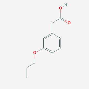 molecular formula C11H14O3 B2447817 2-(3-propoxyphenyl)acetic Acid CAS No. 900704-18-9