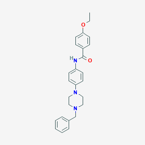 molecular formula C26H29N3O2 B244786 N-[4-(4-benzylpiperazin-1-yl)phenyl]-4-ethoxybenzamide 