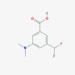 3-(Difluoromethyl)-5-(dimethylamino)benzoic acid