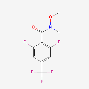2,6-Difluoro-N-methoxy-N-methyl-4-(trifluoromethyl)benzamide