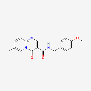 N-(4-methoxybenzyl)-7-methyl-4-oxo-4H-pyrido[1,2-a]pyrimidine-3-carboxamide