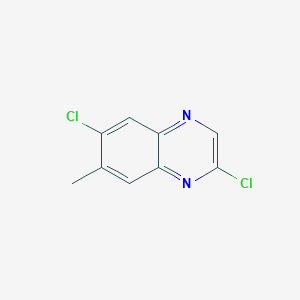 molecular formula C9H6Cl2N2 B2447884 2,6-Dichloro-7-methylquinoxaline CAS No. 39267-03-3