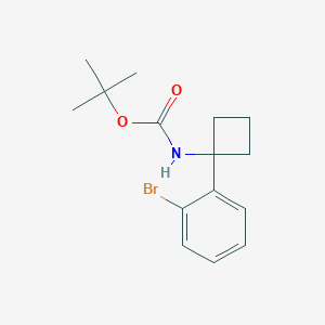 Tert-butyl (1-(2-bromophenyl)cyclobutyl)carbamate