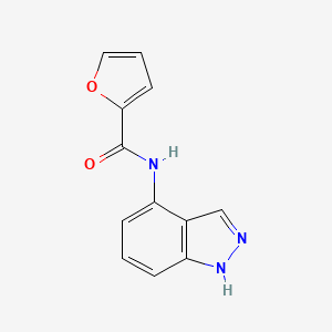 molecular formula C12H9N3O2 B2447919 N-(1H-indazol-4-yl)furan-2-carboxamide CAS No. 685108-35-4