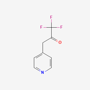 molecular formula C8H6F3NO B2447922 1,1,1-Trifluoro-3-(pyridin-4-yl)propan-2-one CAS No. 219726-54-2