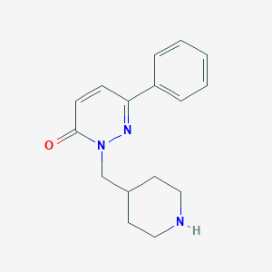 6-Phenyl-2-[(piperidin-4-yl)methyl]-2,3-dihydropyridazin-3-one
