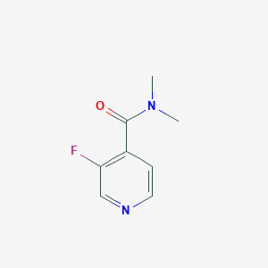 3-fluoro-N,N-dimethylpyridine-4-carboxamide