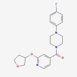 (4-(4-Fluorophenyl)piperazin-1-yl)(2-((tetrahydrofuran-3-yl)oxy)pyridin-4-yl)methanone