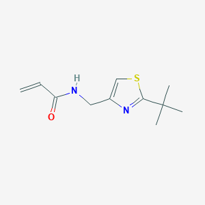 N-[(2-Tert-butyl-1,3-thiazol-4-yl)methyl]prop-2-enamide