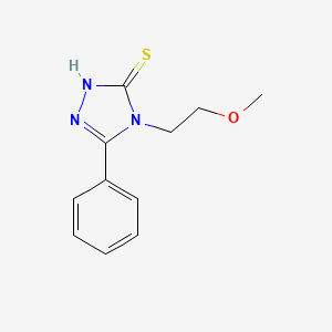 4-(2-methoxyethyl)-5-phenyl-4H-1,2,4-triazole-3-thiol
