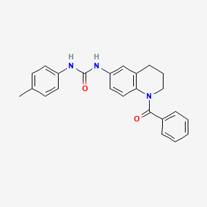 1-(1-Benzoyl-1,2,3,4-tetrahydroquinolin-6-yl)-3-(p-tolyl)urea