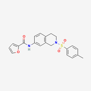 N-(2-tosyl-1,2,3,4-tetrahydroisoquinolin-7-yl)furan-2-carboxamide