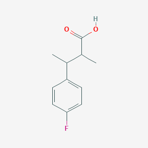 3-(4-Fluorophenyl)-2-methylbutanoic acid