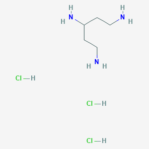 Pentane-1,3,5-triamine;trihydrochloride