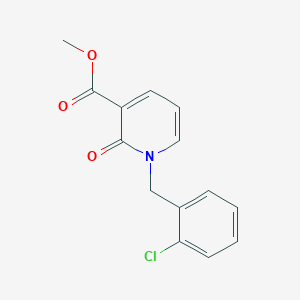 molecular formula C14H12ClNO3 B2448119 Methyl 1-(2-chlorobenzyl)-2-oxo-1,2-dihydro-3-pyridinecarboxylate CAS No. 320419-76-9