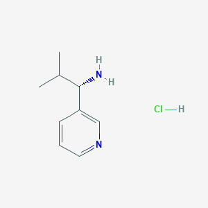 (S)-2-Methyl-1-(3-pyridinyl)propylamine 2hcl