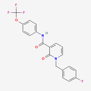 1-(4-fluorobenzyl)-2-oxo-N-(4-(trifluoromethoxy)phenyl)-1,2-dihydropyridine-3-carboxamide