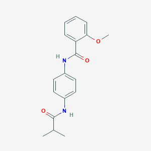 N-[4-(isobutyrylamino)phenyl]-2-methoxybenzamide